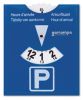 Automóvil parkcard tarjeta de aparcamiento de pvc de plástico con impresión vista 1