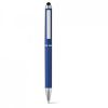 Bolígrafos puntero táctil esla azul royal con logo vista 1