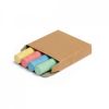 Material escolar parrot. caja con 4 barras de tiza natural con impresión vista 1