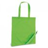 Bolsas plegables shops de poliéster verde claro con logo vista 1